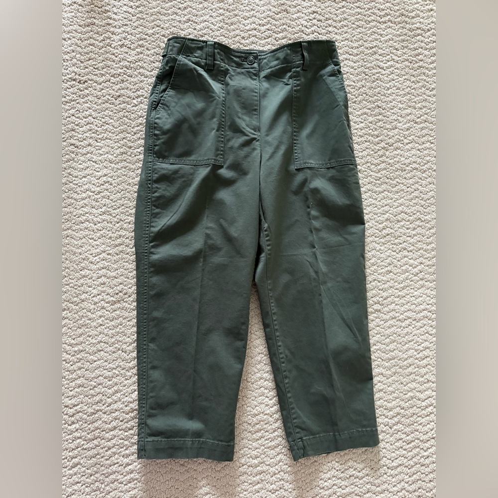 Talbots high waist cropped pants 8 petite